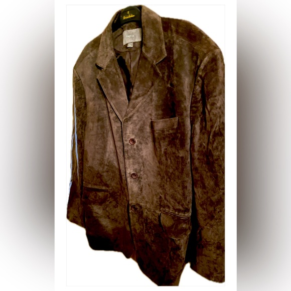 Suede SportJacket/Blazer. Sweet Chocolate Brown. NWT. Crisp Perfect condition.